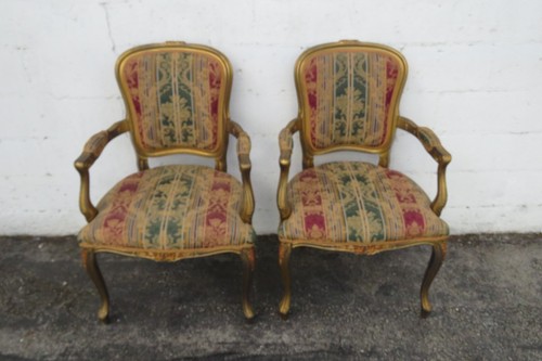 French carved large painted - carved,