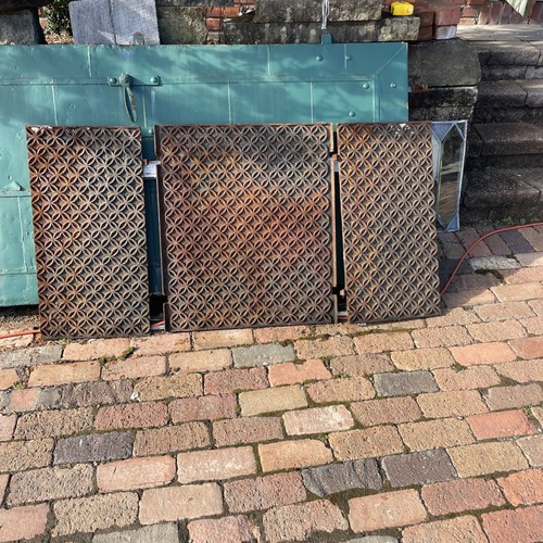 Antique three piece cast iron - three-piece, cast-iron