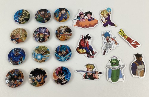 Dragon ball buttons - dragon, stickers