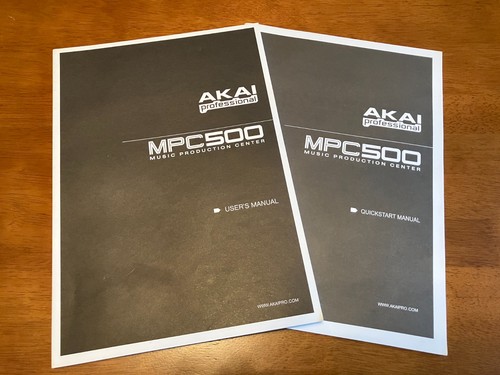 Akai mpc 500 user manual - akai, user's