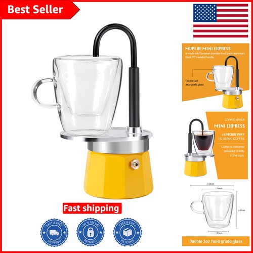 Elegant mini express moka pot - elegant,