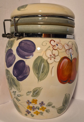 Ceramic biscotti hand painted - ceramic,