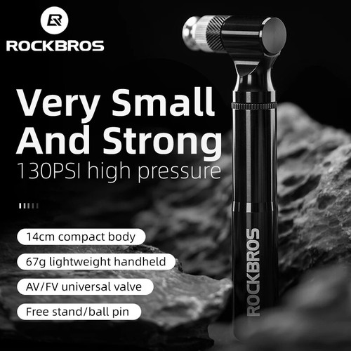 Rockbrs bicycle pump130psi air - rockbrs,
