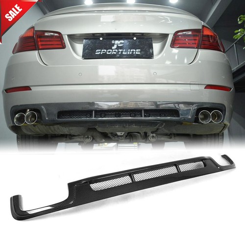 Carbon fiber rear bumper lip - carbon,