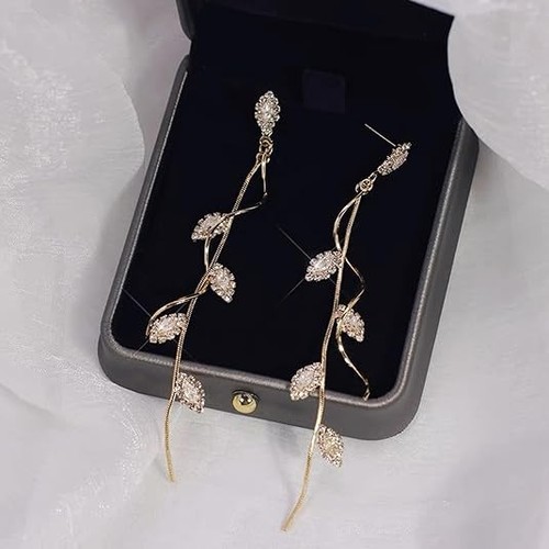 Aretes largos oro 14 - de, de