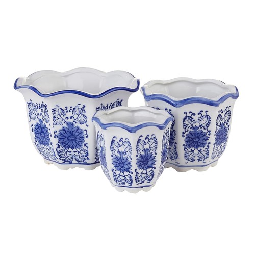 Ceramic flower pots - flower, 3