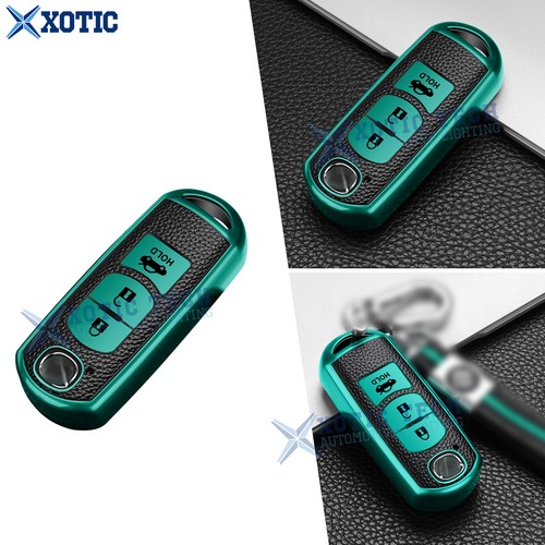 Green tpu leather - tpu, key
