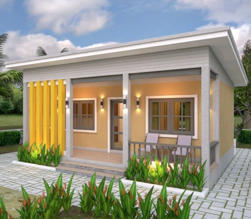 23x21 feet tiny house - house, plan