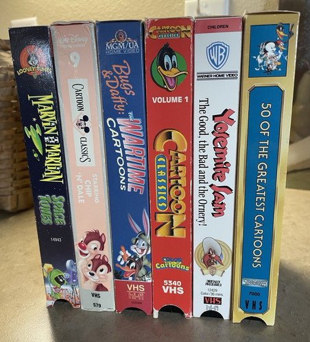Vhs cartoon classics - lot, of