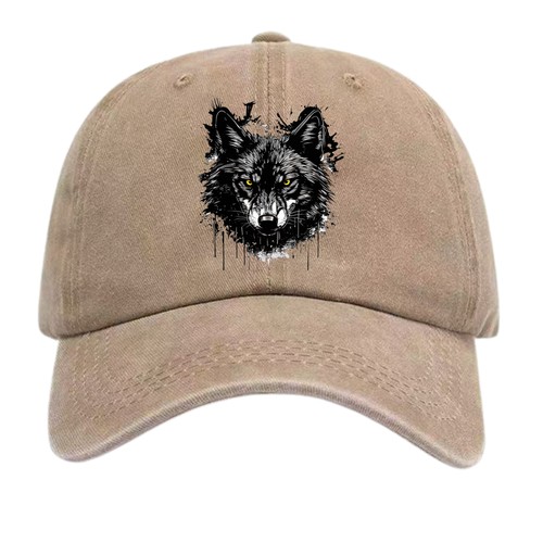 Wolf head graphic vintage - wolf,