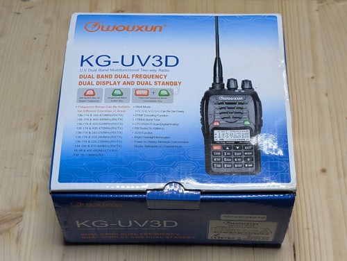 Wouxun uv3d dual band - band, ht