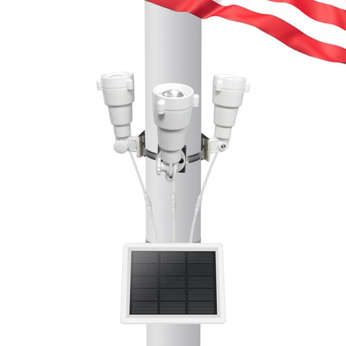Solar flag pole light - solar,