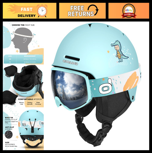 Kids ski helmet - helmet, goggles