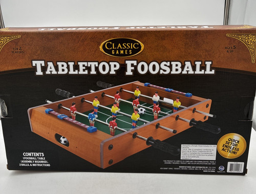 Tabletop foosball table - tabletop,