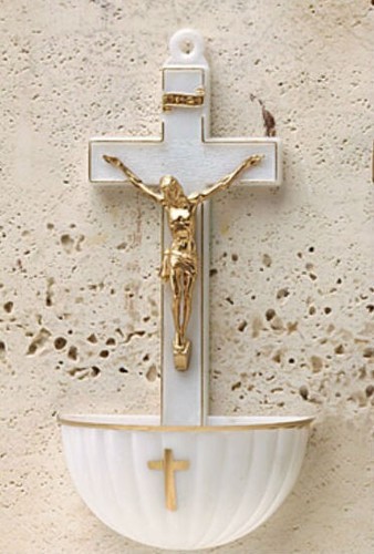 White with gold - white,