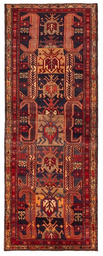Vintage hand knotted runner - vintage, hand-knotted