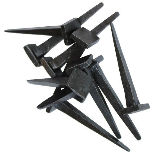 Black wrought iron clavos - iron,