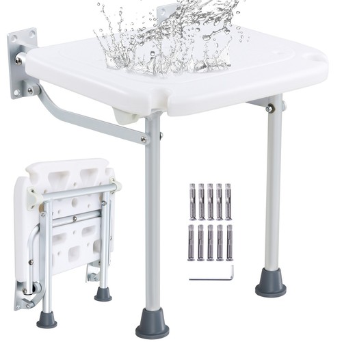 Wall mounted shower seat - wall,