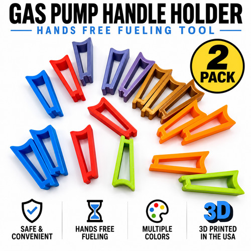 Gas pump handle holder - handle, 2