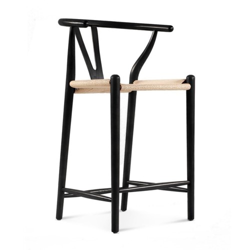 Wishbone counter stool black - stool,