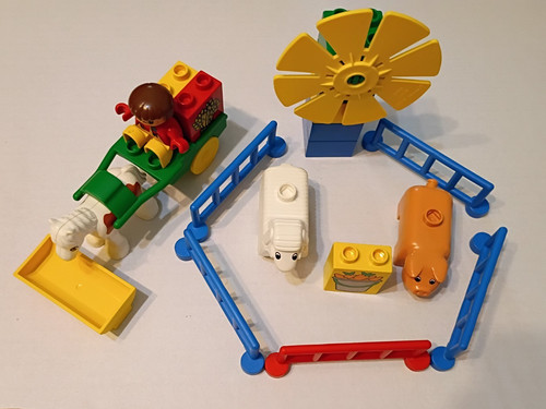 Duplo farm horse cart - duplo,