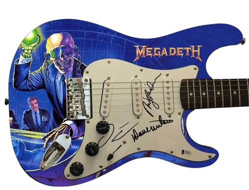 Megadeth rust peace signed - peace,