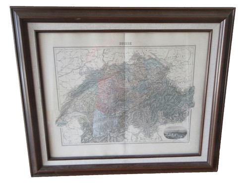 Map switzerland suisse - of,