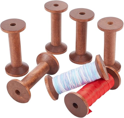 Wooden spools empty - spools, wood