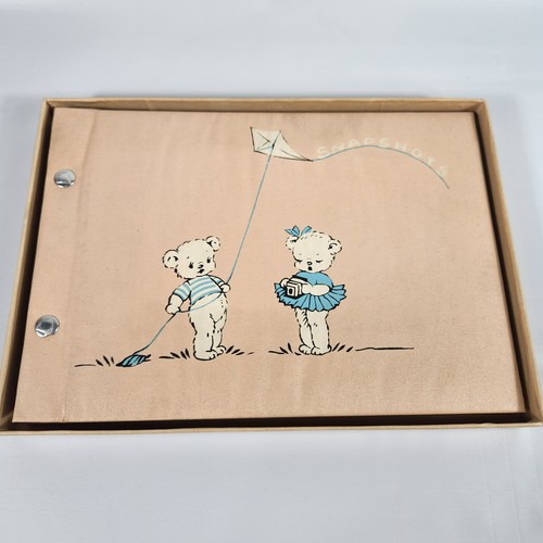 Baby photo album snapshots - album,