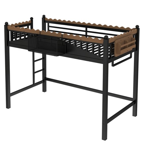 Twin size metal loft bed - xl,