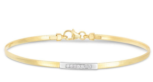 14k yellow gold omega - 7",
