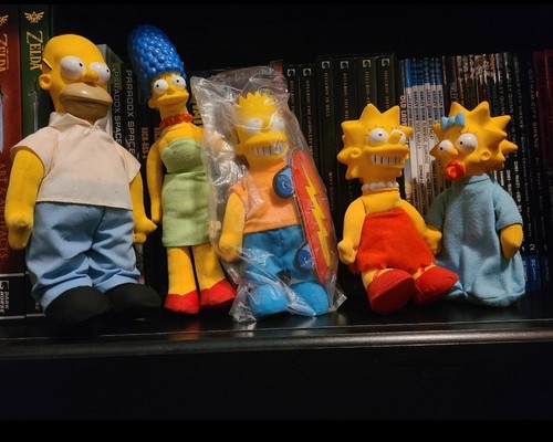 The simpsons plush dolls from - the,