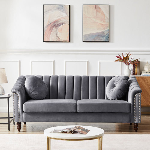 Upholstered seater sofa - seater,