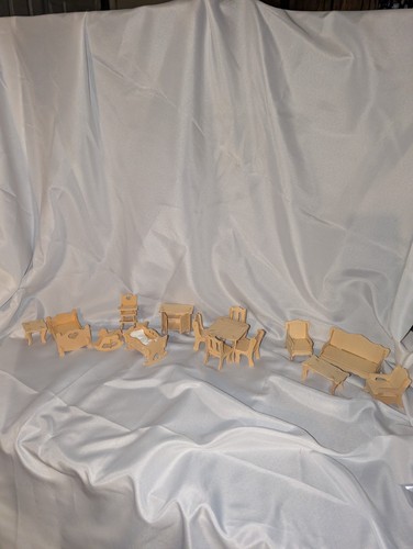 Vintage unfinished doll house - doll,