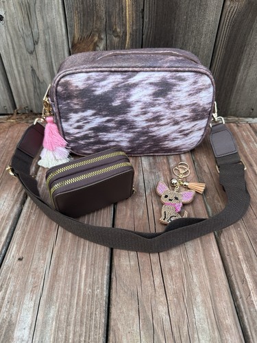 New brindle cow - brindle, bag