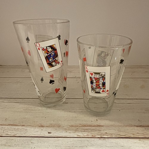 Playing card glass set 2 - glass,
