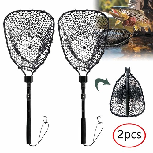 Folding fly fishing landing - fly,