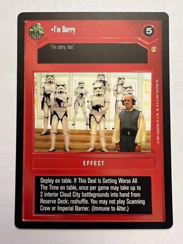 Decipher star wars - wars, ccg
