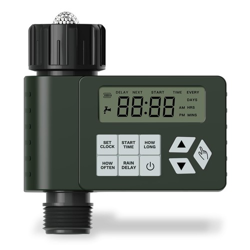 Hose faucet water timer - faucet, for