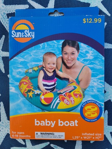 Sun sky inflatable baby boat - inflatable,
