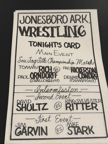 Vintage memphis wrestling - vintage,