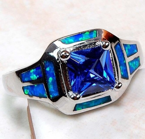 Australian opal inlay 925 - australian,