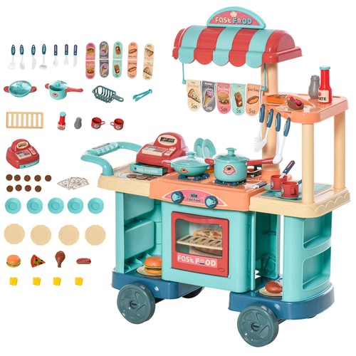 Kids kitchen with accessories - with,