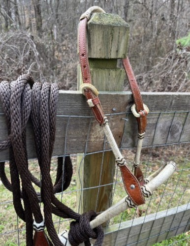 Bitless hackamore rawhide - bitless,