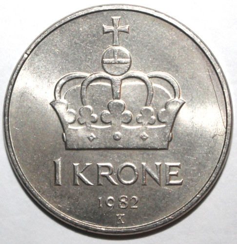 Norway krone coin - 1, k