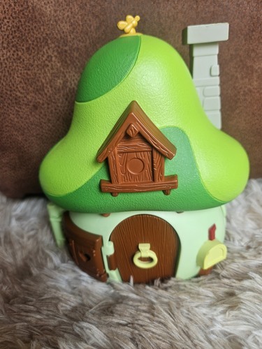 Green mushroom smurf house - smurf,