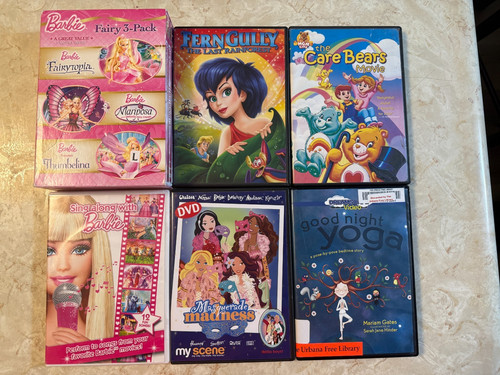 Kids dvd lot barbie fairytopia - kids,