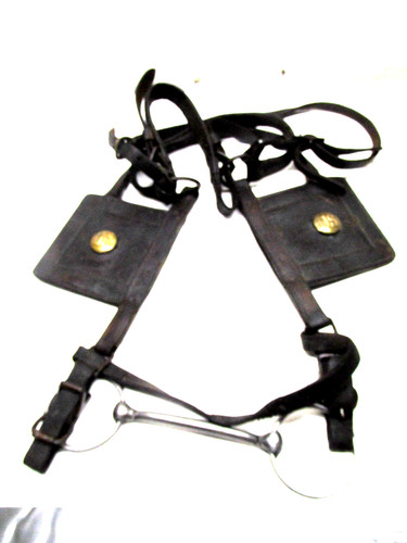 Antique cavalry bridle - antique, u.s.