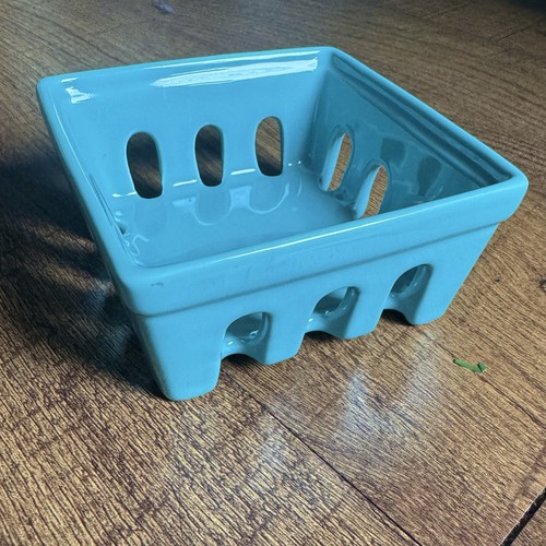 Teal reusable berry box - reusable,