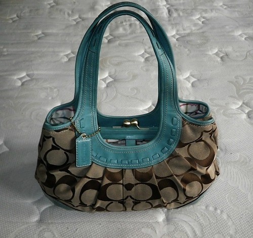 Coach teal khaki ergo - coach,
